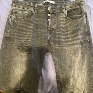 Zara mens gray jeans size 34